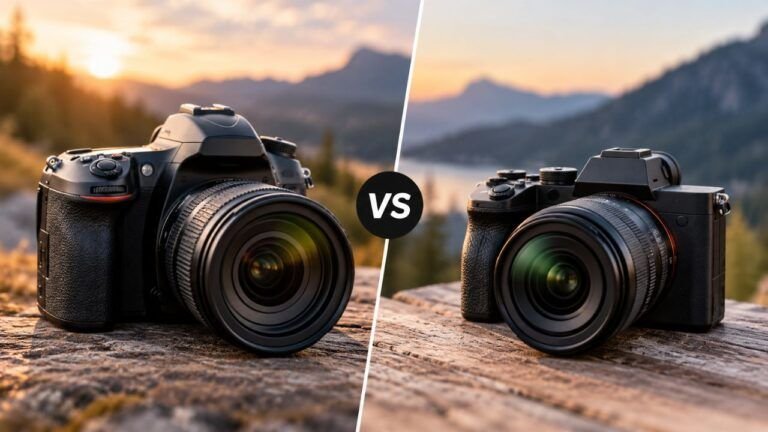 DSLR vs Mirrorless Camera